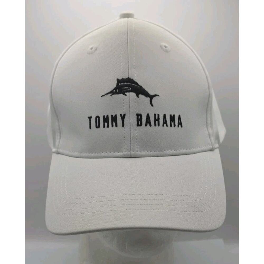 Tommy Bahama Live Island Life Baja Margarita White Strapback Beach Hat Cap Relax
